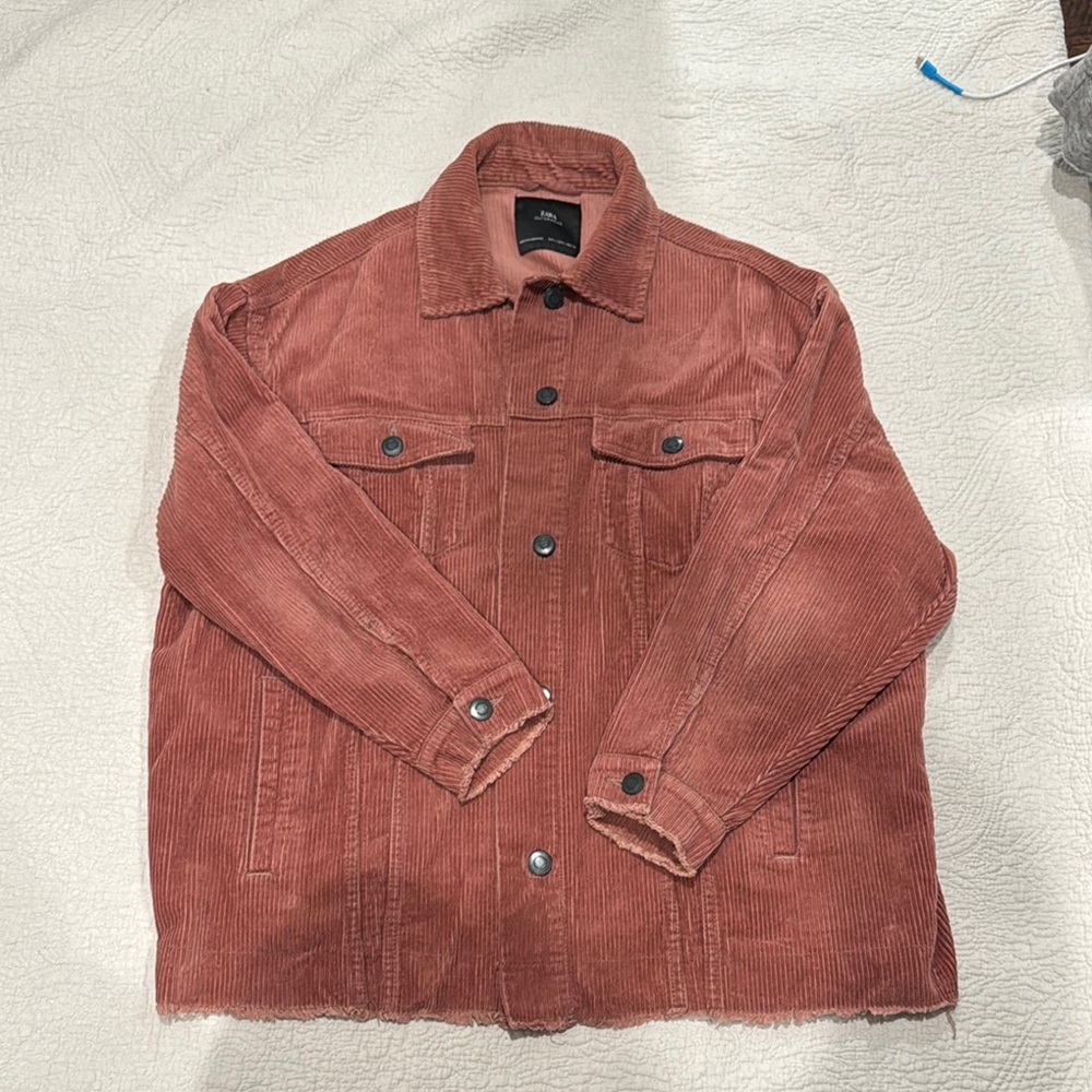 ZARA Lightweight Corduroy Jacket